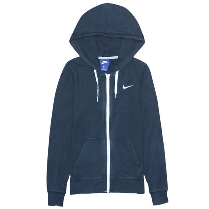 Nike Women's Black Full Zip Hoodie Size S Lightweight Fleece