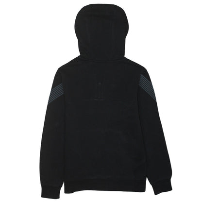 Emporio Armani EA7 Boys Black 10 Years 1/2 Zip Hoodie Sweatshirt