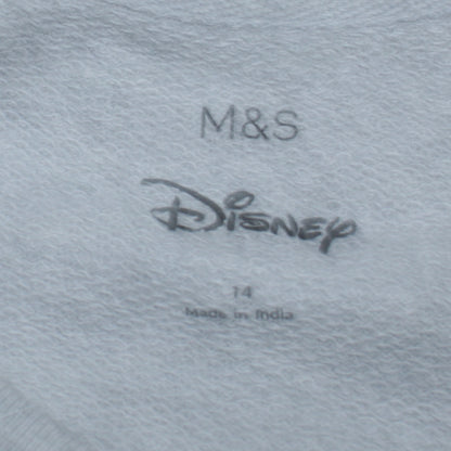 Marks and Spencer Disney Women's Grey Mickey Mouse Sweatshirt Size 14