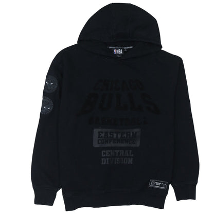NBA Chicago Bulls Men's Black Large Pullover Hoodie
