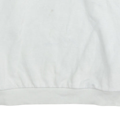 The North Face Womens White Sweatshirt 1X Crew Neck Logo Pullover