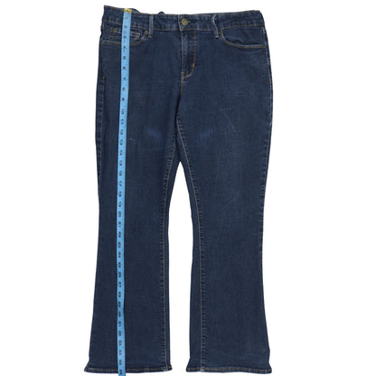 Levi's Women's Blue Bootcut Stretch Denim Jeans Size 14