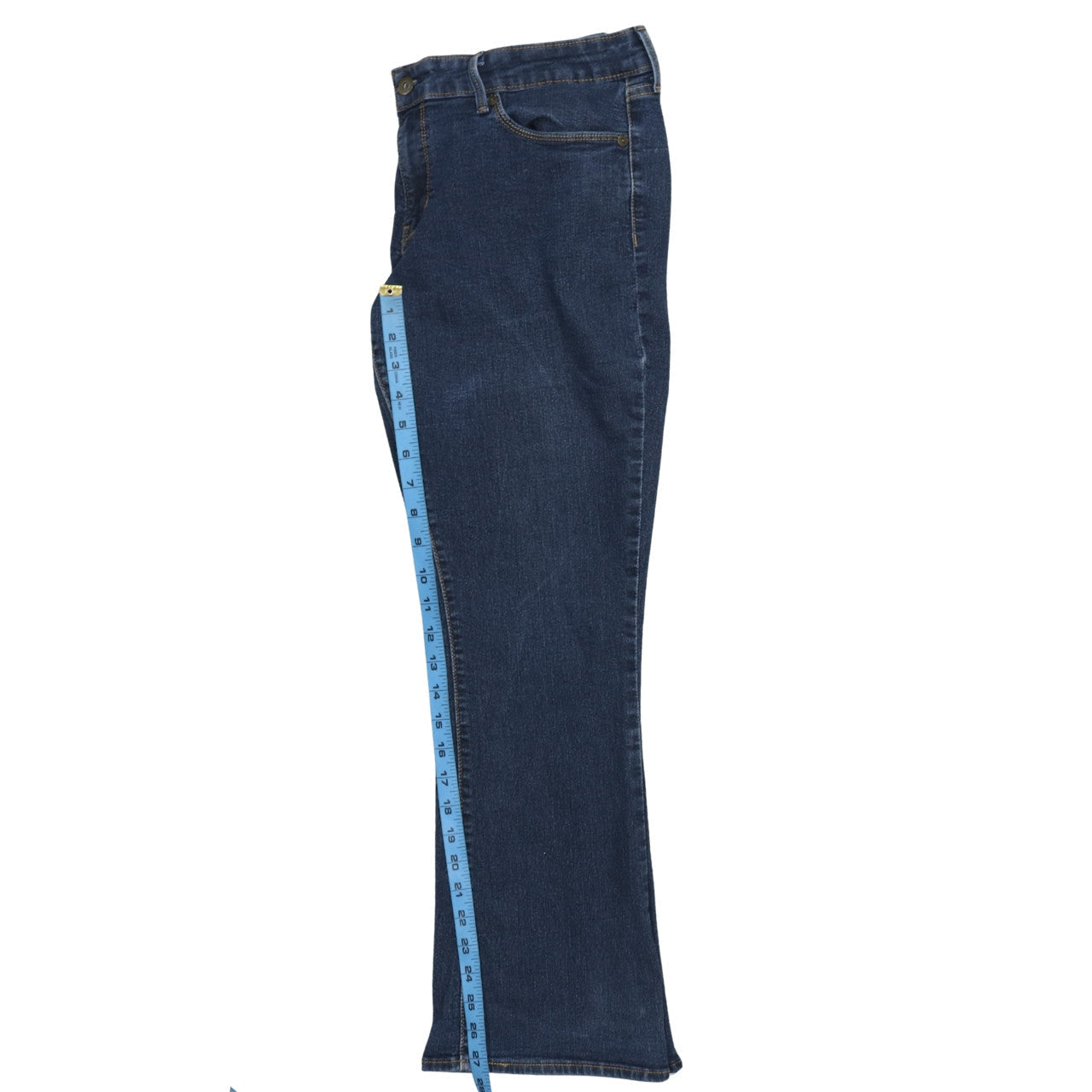 Levi's Women's Blue Bootcut Stretch Denim Jeans Size 14