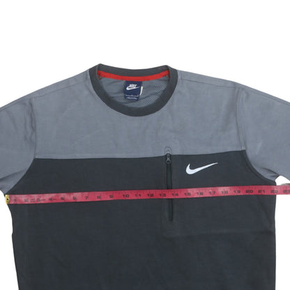Nike Men's Grey Pullover Crew Neck Sweatshirt Size L Sports Style