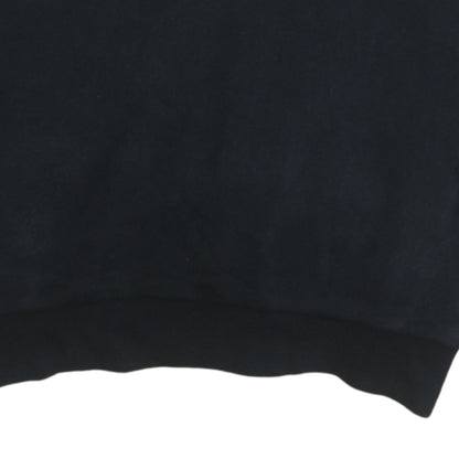 Adidas Mens Black Crew Neck Pullover Sweatshirt S Regular Fit