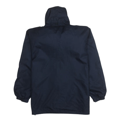 Diadora Men's Blue Hooded Windbreaker Jacket Size M