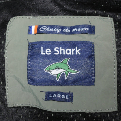 Le Shark Men’s Green Hooded Parka Jacket Size L Regular Fit