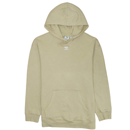 Adidas Women’s Beige Pullover Hoodie Size 14 Relaxed Fit Sweatshirt