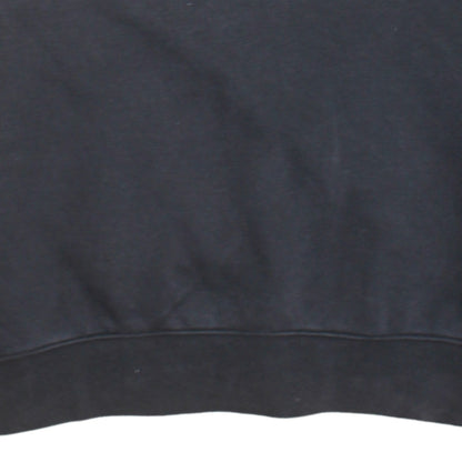 Champion Men's Black Crew Neck Logo Sweatshirt Medium