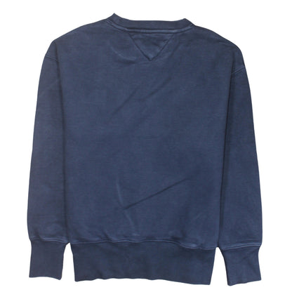 Tommy Jeans Men’s Blue XS Pullover Sweatshirt with Logo