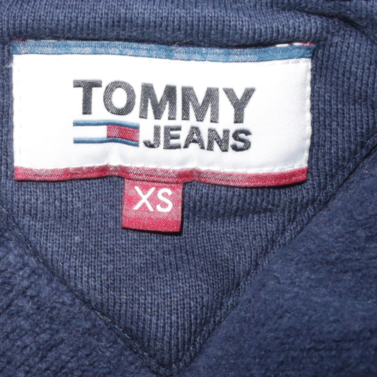 Tommy Jeans Men’s Blue XS Pullover Sweatshirt with Logo