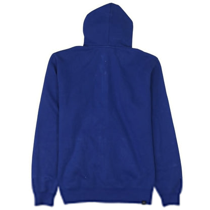 Puma Men Blue Full Zip Hoodie Size M Logo Fleece Sweatshirt