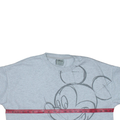 Disney Teens Grey Mickey Mouse Graphic Pullover Sweatshirt Size 10/12