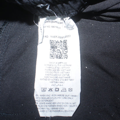 Puma Men's Black Jogger Trousers Size M Elastic Waist Logo Track Pants
