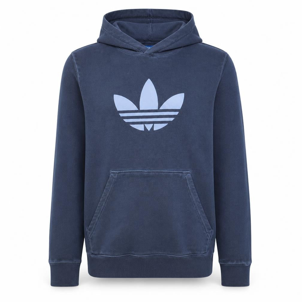 Adidas Boys Blue Pullover Hoodie 15-16 Years XL Logo Sports Casual