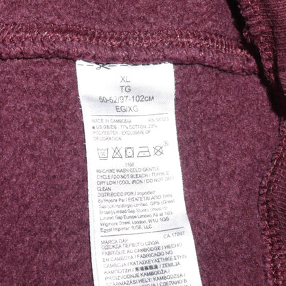 GAP Men’s Brown XL Pullover Logo Hoodie Cotton Fleece