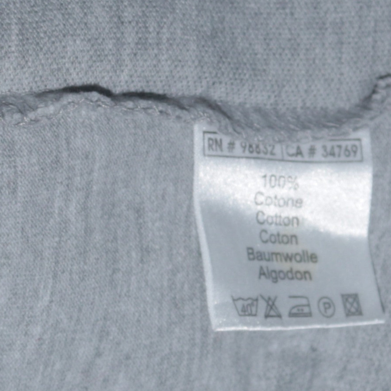 Kappa Men's Grey Cotton Short Sleeve Polo Shirt Size L