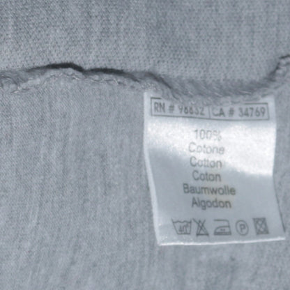 Kappa Men's Grey Cotton Short Sleeve Polo Shirt Size L