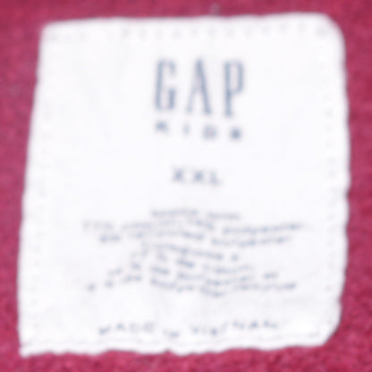 GAP Kids Boys Burgundy Pullover Hoodie XL Graphic Eagle Print 13 Years