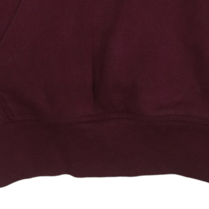 GAP Kids Boys Burgundy Pullover Hoodie XL Graphic Eagle Print 13 Years