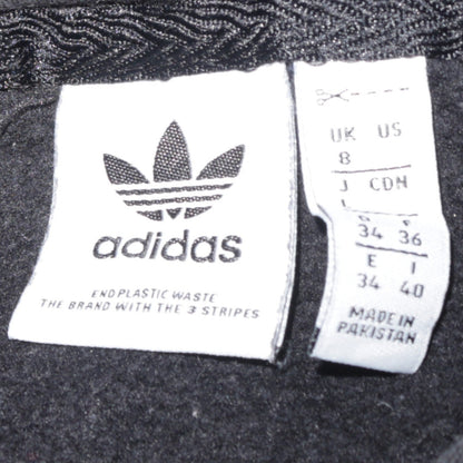 Adidas Womens Black Size 8 Pullover Hoodie Sweatshirt
