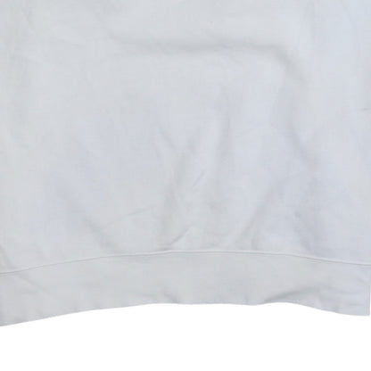 Nike Men's White XL Pullover Sweatshirt Crew Neck Fleece Sportswear