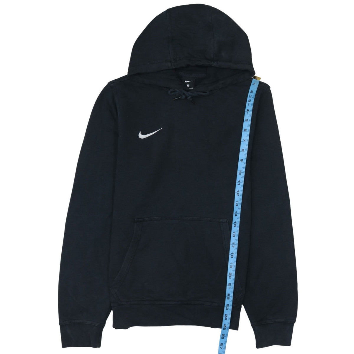 Nike Men's Black Small Pullover Hoodie Sweatshirt with Logo