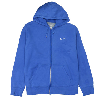 Nike Men's Blue Full Zip Hoodie 2XL Regular Fit Sportswear