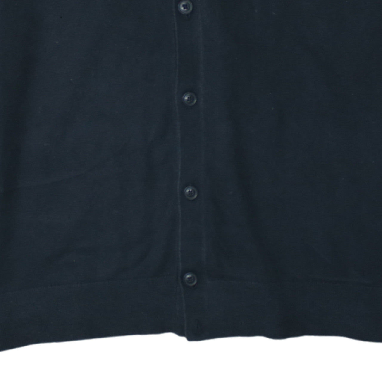 Tommy Hilfiger Men's Black XL Cotton Cashmere Cardigan