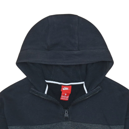Nike Boys Black Air 1/2 Zip Hooded Sweatshirt XL 13-15 Years