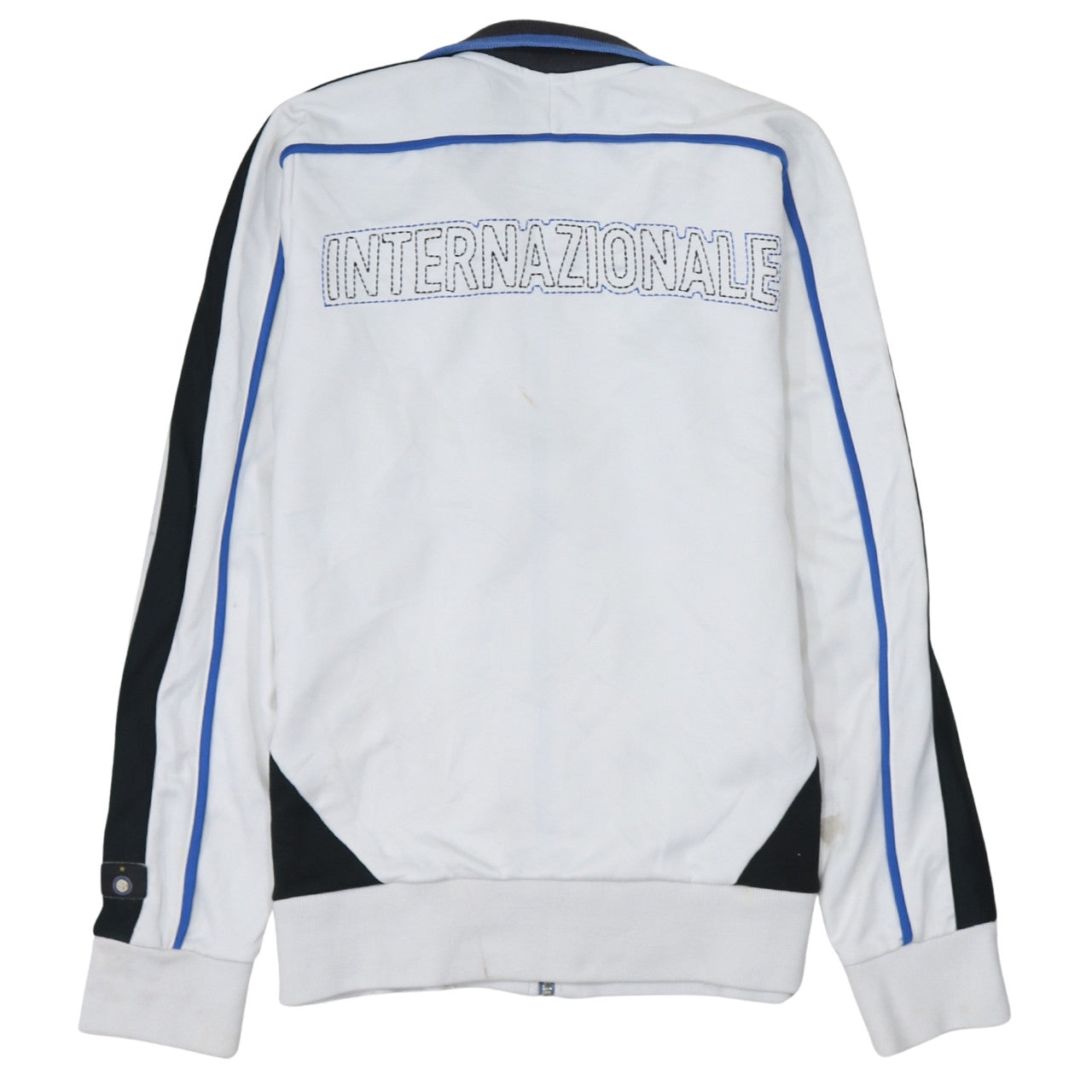 Nike Men’s White Full Zip Inter Milan Sweatshirt Size S