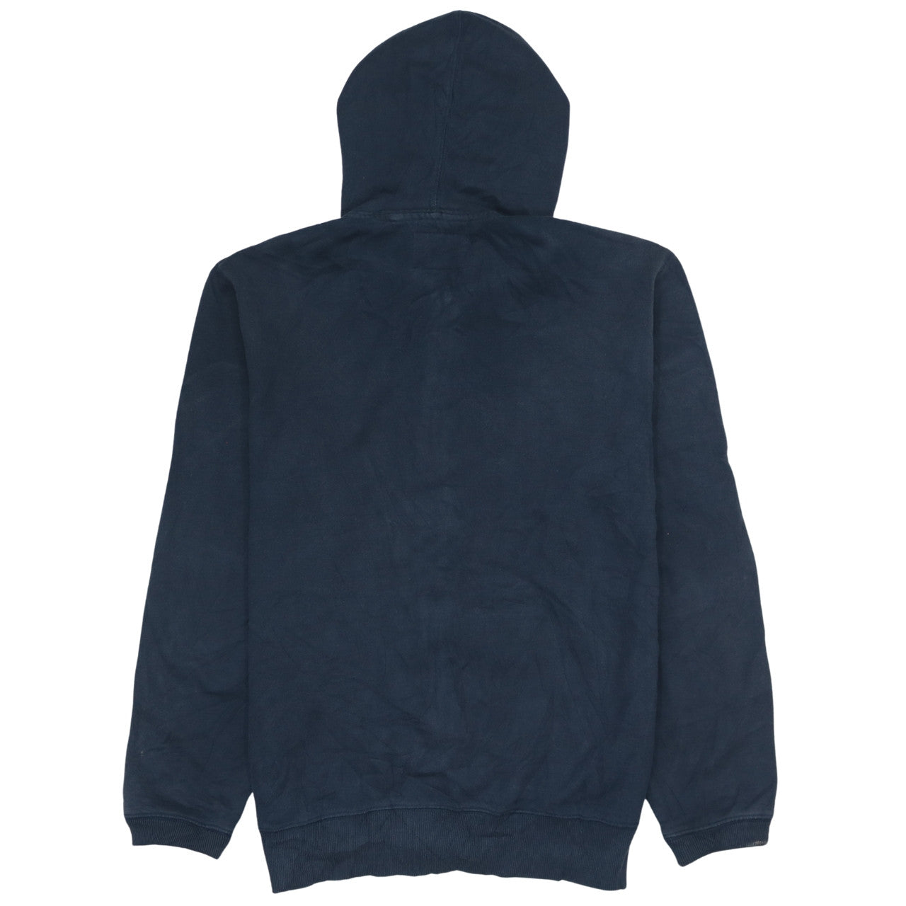 Quiksilver Men’s Blue Full Zip Hoodie L Fleece Logo Surf Style