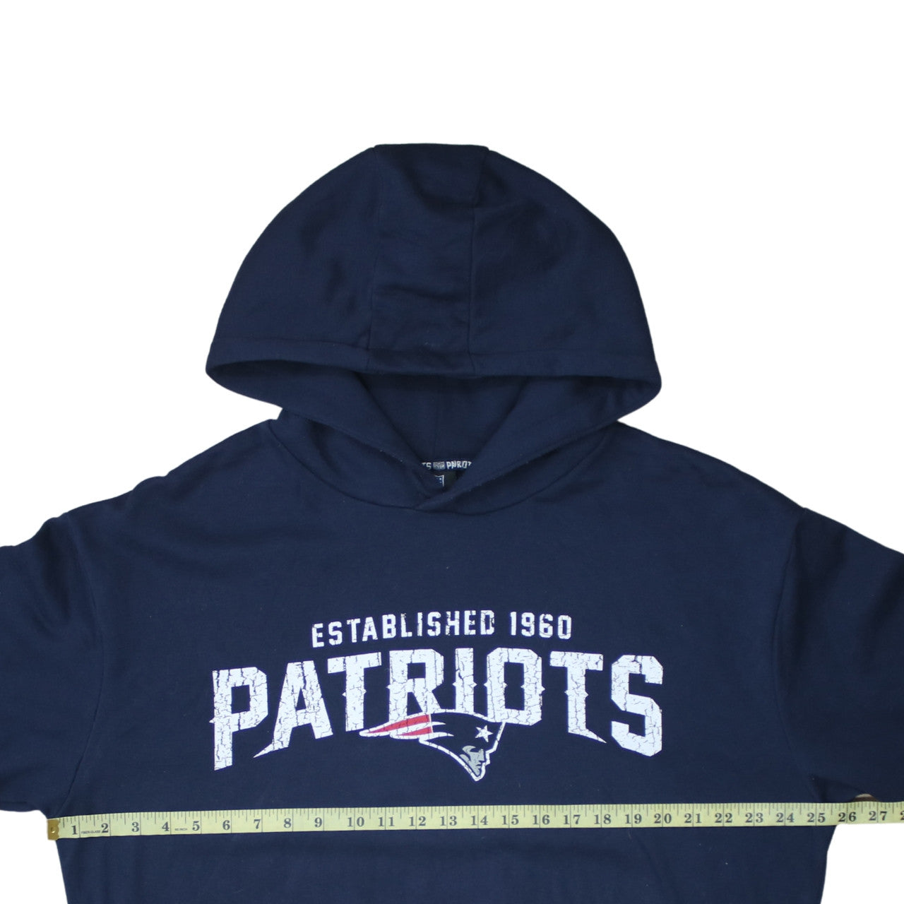 Primark NFL Patriots Men's Blue Pullover Hoodie L Logo Sportswear