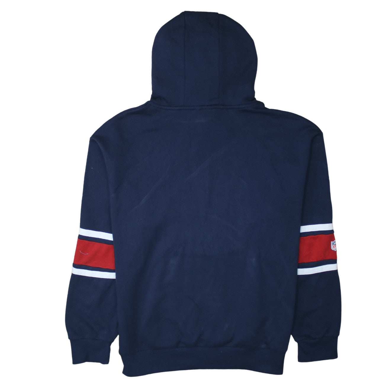 Primark NFL Patriots Men's Blue Pullover Hoodie L Logo Sportswear