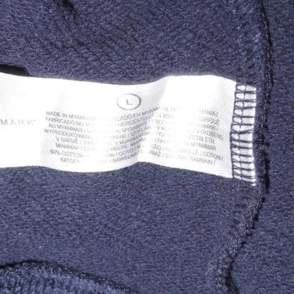 Primark NFL Patriots Men's Blue Pullover Hoodie L Logo Sportswear