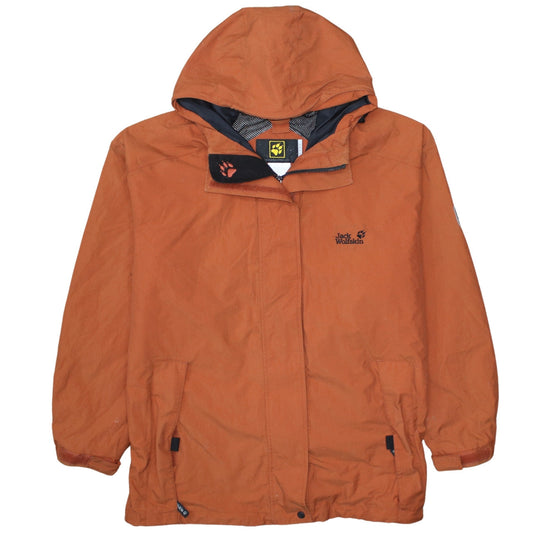 Jack Wolfskin Men's Orange Waterproof Hooded Parka Jacket XL