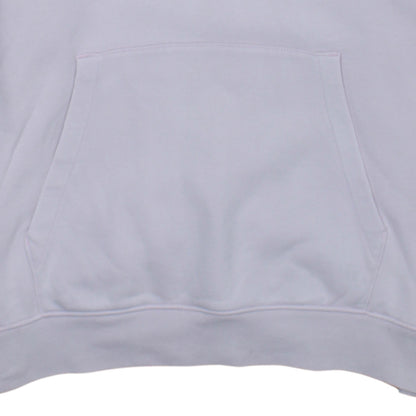 Champion Womens Light Pink Pullover Hoodie Large Cotton Logo Trim