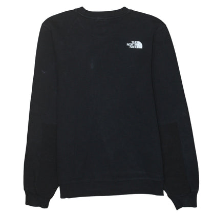 The North Face Men's Black Small Pullover Sweatshirt with Zip Pocket