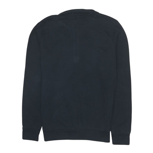 Adidas Boys Black 1/4 Zip Pullover Sweatshirt Size 13-14 Years