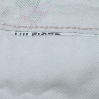 Tommy Hilfiger Women's White Floral Skinny Jeans Size 14
