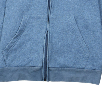 Adidas Men's Blue Full Zip Hoodie Size M Sportswear