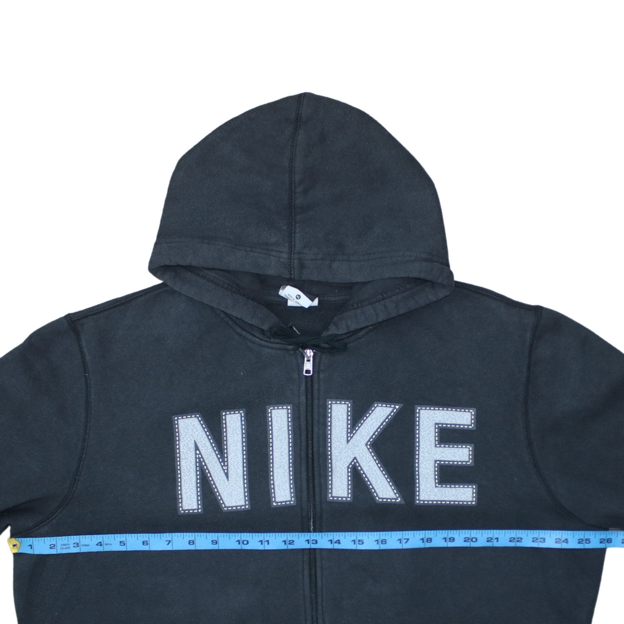 Nike Men's Black XL Full Zip Hoodie Sweatshirt Logo Sportswear