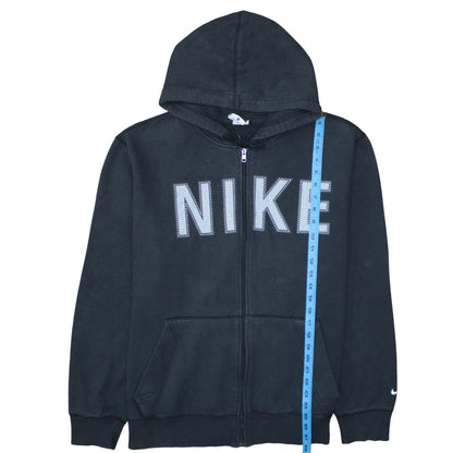 Nike Men's Black XL Full Zip Hoodie Sweatshirt Logo Sportswear