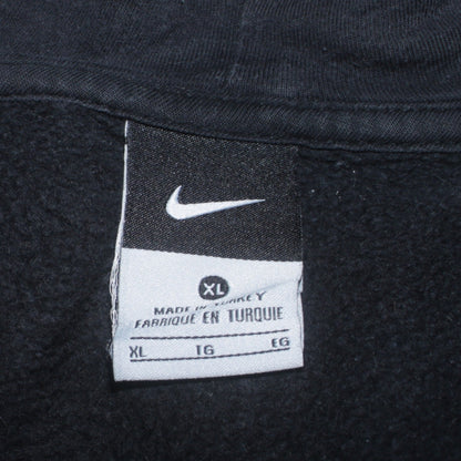 Nike Men's Black XL Full Zip Hoodie Sweatshirt Logo Sportswear