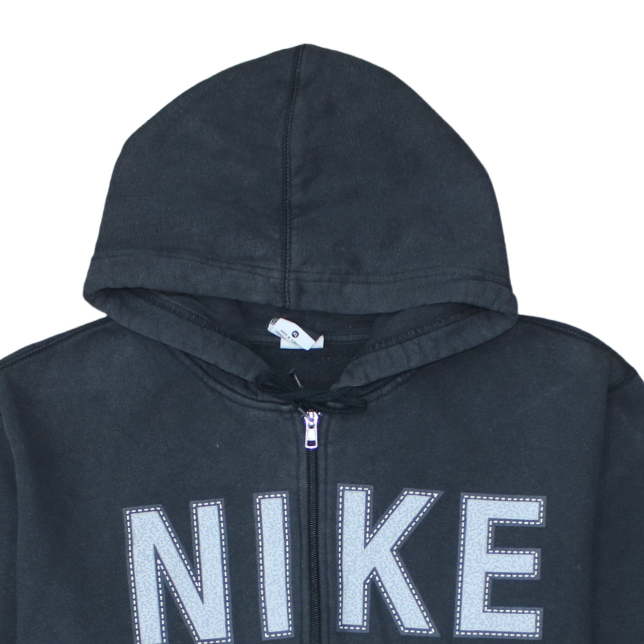 Nike Men's Black XL Full Zip Hoodie Sweatshirt Logo Sportswear