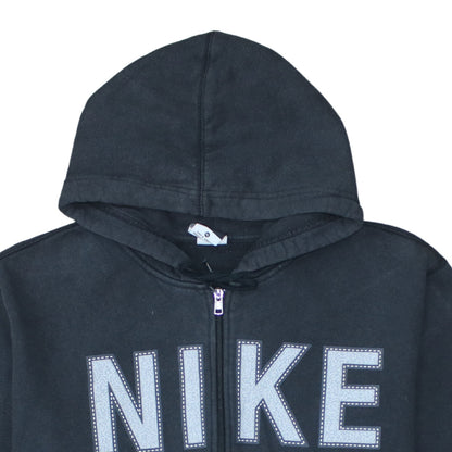 Nike Men's Black XL Full Zip Hoodie Sweatshirt Logo Sportswear