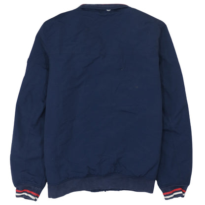 Tommy Hilfiger Men's Blue 2XL Bomber Jacket with Zip Pockets