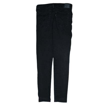 Levi's Women's Black 711 Skinny Jeans Size 30 Mid Rise Denim