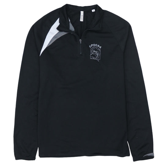 Proact Men's Black 1/2 Zip Athletic Sweatshirt Size M