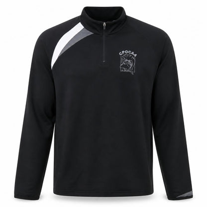 Proact Men's Black 1/2 Zip Athletic Sweatshirt Size M